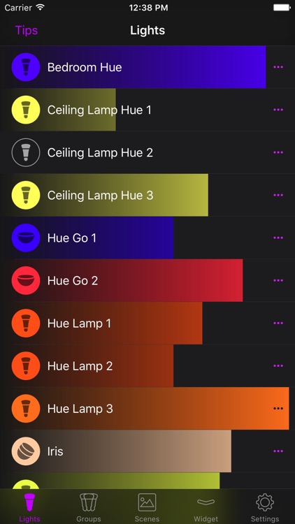 Hue Widget - Hue control for everyday life.