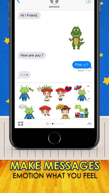 Cowboy Cartoon Stickers Keyboard Themes ChatStick