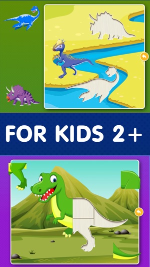 Jogos de bebê: Puzzle de dinossauros para crianças na App Store