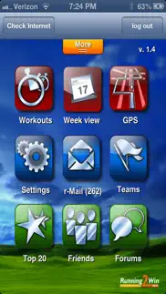 running2win mobile iphone screenshot 1