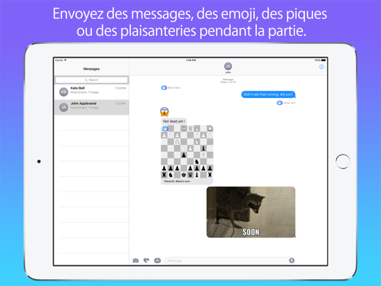 Screenshot #5 pour Chess42 - Échecs pour iMessage