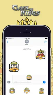 clash of kings sticker pack iphone screenshot 3