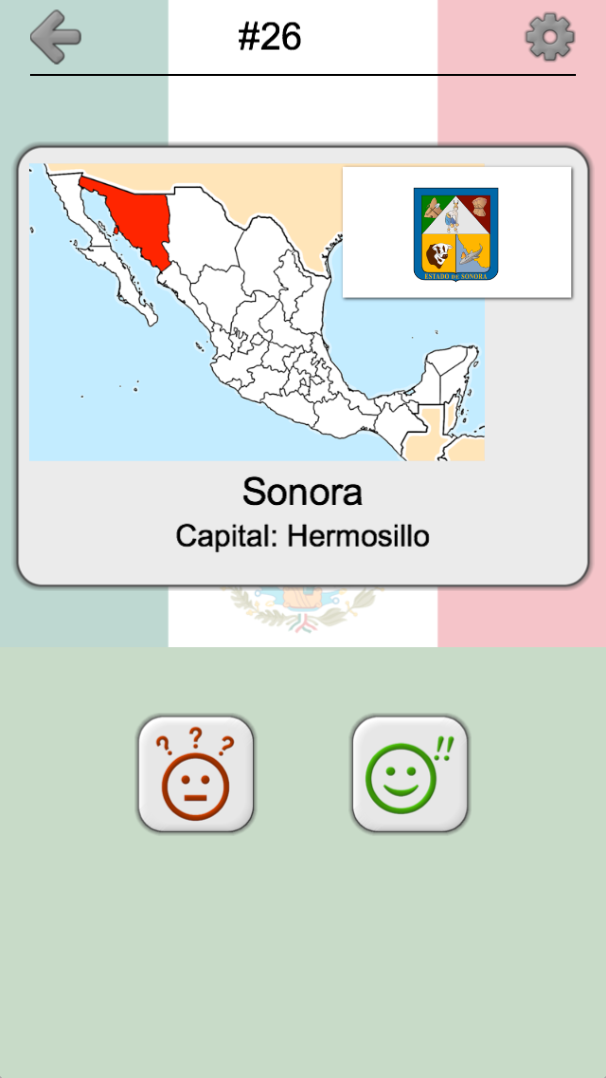 Mexican States - Quiz about Mexico