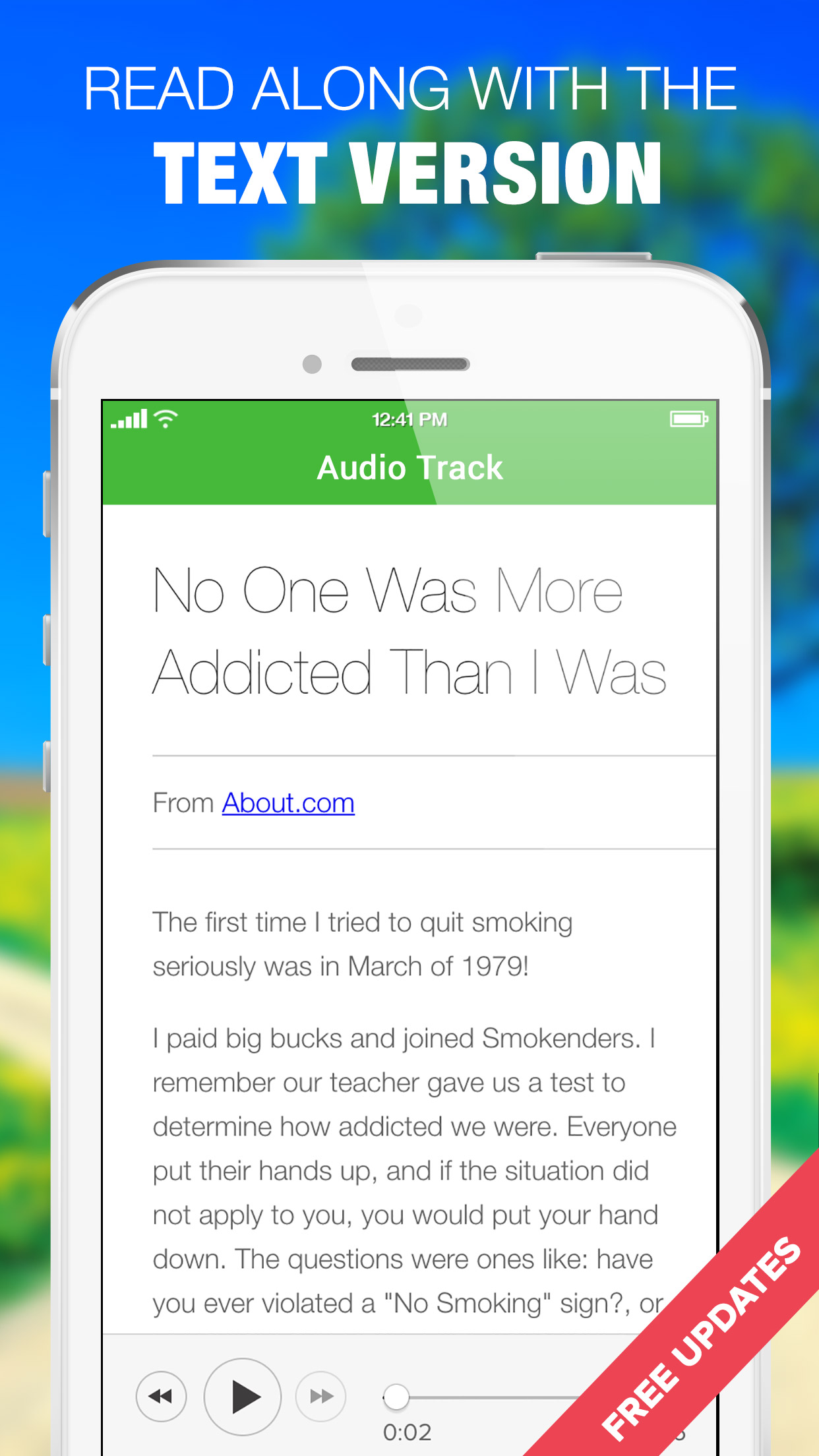 Stop Smoking Personal Stories of Success Quit Now screenshot 5