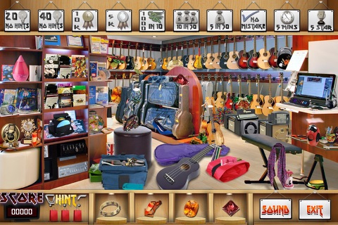 Music and Stuff Hidden Objects screenshot 2