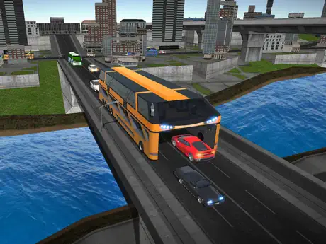 Elevated China Bus Driving