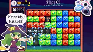 Magic Cats - Match 3 Puzzle Game with Pet Kittens screenshot #1 for iPhone