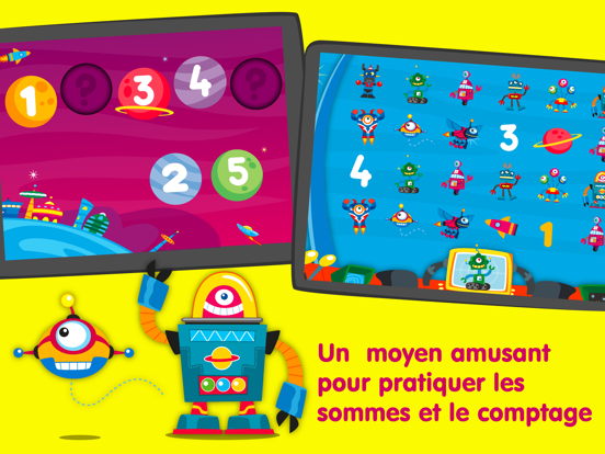 Screenshot #5 pour Robots & Nombres - Jeux Éducatif de Apprendre Math