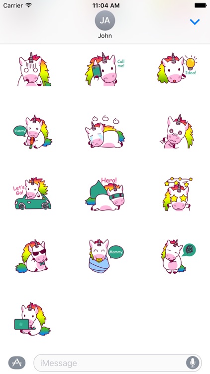 Rainbow Unicorn Cute Sticker