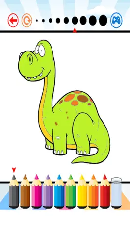 Game screenshot Динозавры Книжка-раскраска - Дино краски для детей hack