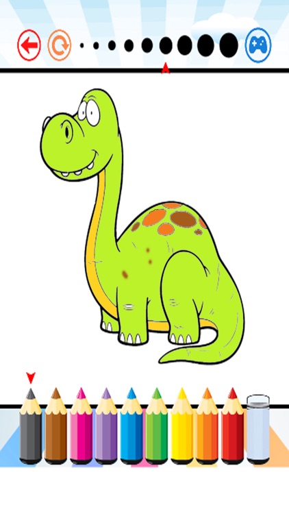 Dinosaur Coloring Book - Dino Paint for Kids