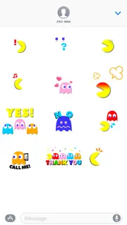 pac-man moving stickers iphone screenshot 1