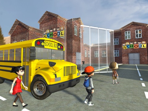 Crazy School Bus Transport Simのおすすめ画像2