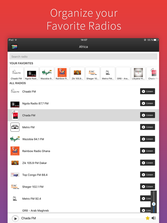 Screenshot #5 pour Radio Afrique - Radios AFR