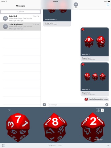 RPG D10 Role-Player Dice for iMessageのおすすめ画像3