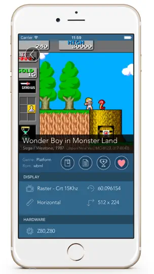 Captura de pantalla de Arcade Reference en iPhone 2