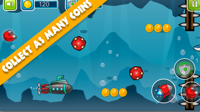 Screenshot #3 pour Submarine Adventure: Under The Water Ocean Game