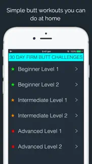 30 day firm butt challenge iphone screenshot 1