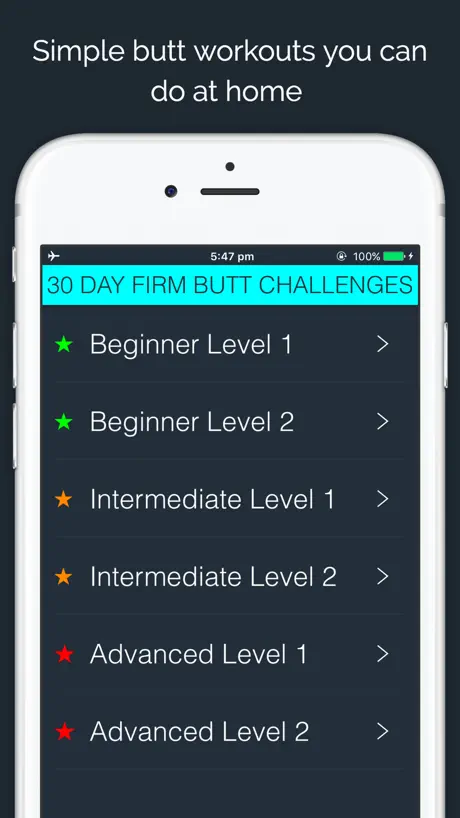 30 Day Firm Butt Challenge