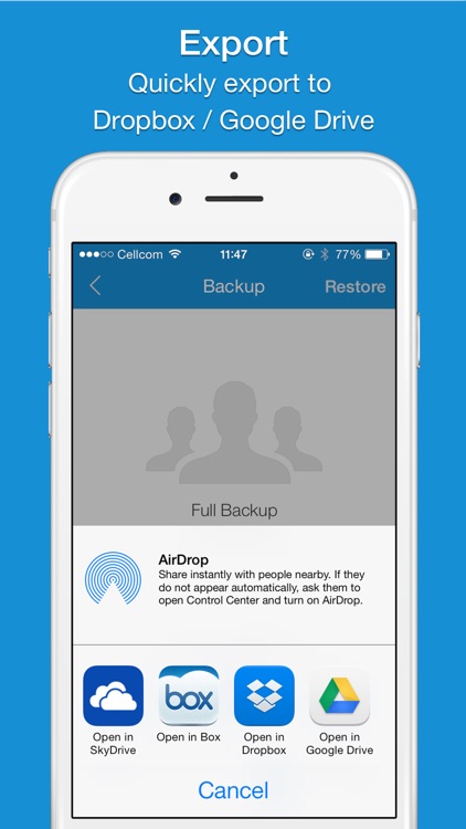 Easy Backup Pro - Contacts Backup Assistant