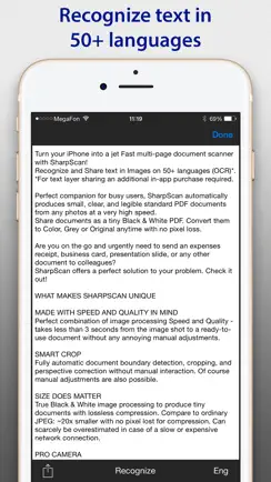 SharpScan Pro: OCR PDF scanner iPhone image 3