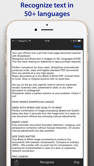 SharpScan Pro: OCR PDF scanner Screenshot