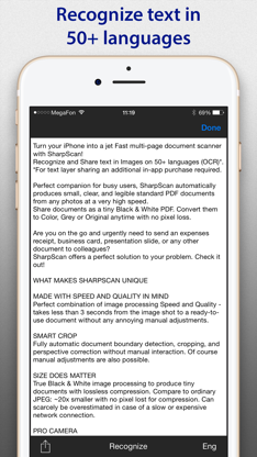 SharpScan Pro: OCR PDF scanner screenshot 3