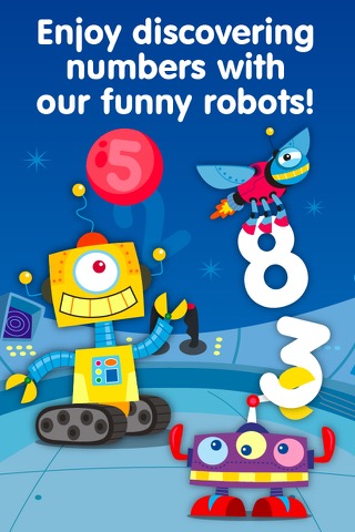 Robots & Numbers - Educational Math Games to Learnのおすすめ画像1