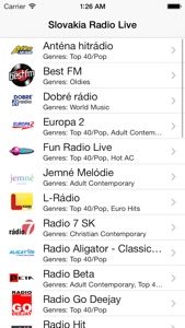 Slovakia Radio Live Player (Slovak / Slovensko) screenshot #1 for iPhone