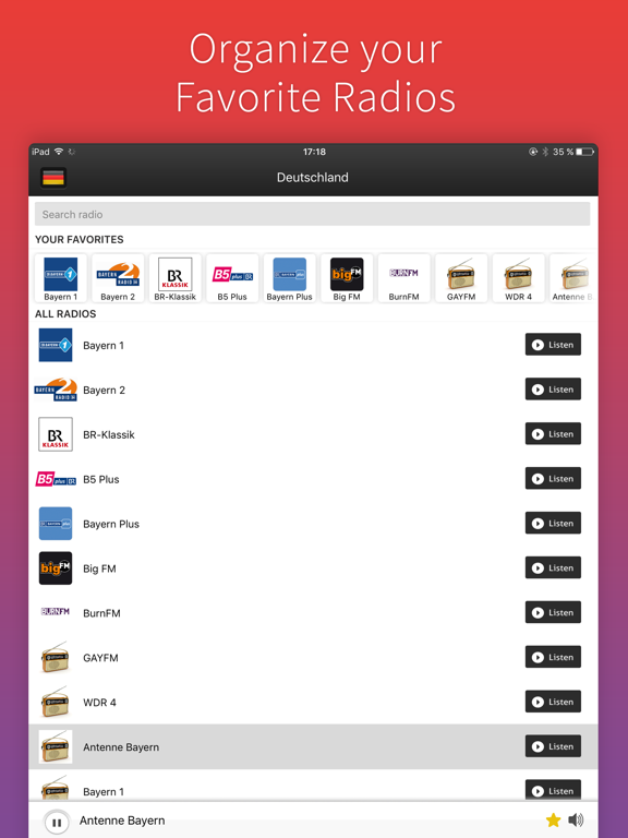 Screenshot #5 pour Radio Allemagne - DE Radios