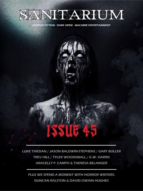 Sanitarium Magazine: Horror Fiction, Dark verse and Macabre Entertainment iPad screenshot 4 - Entertainment app