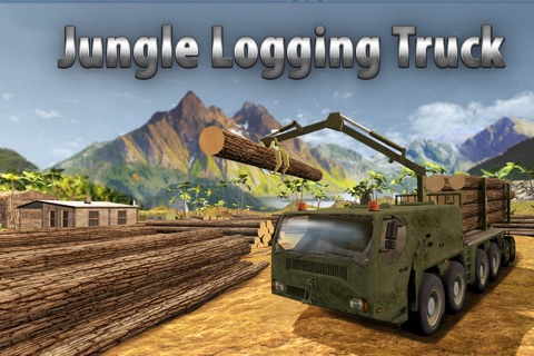 Jungle Logging Truck Simulator 3D Full screenshot 2