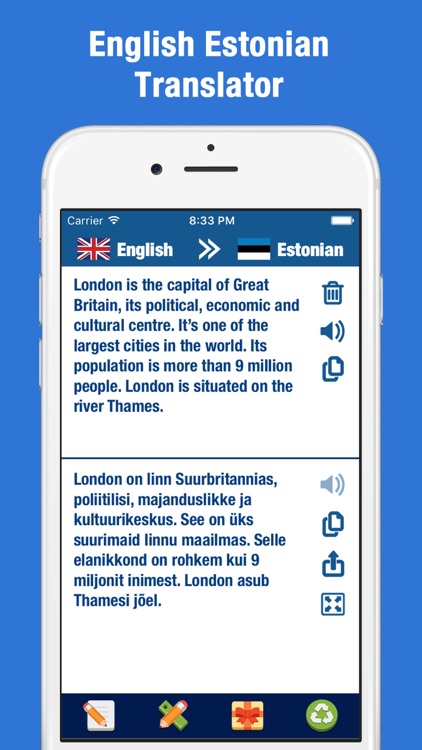English-Estonian Translator & Dictionary