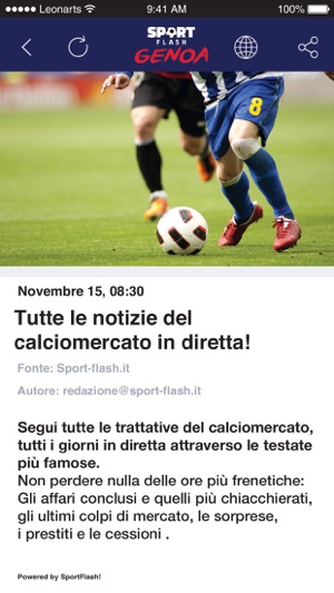 SportFlash Genoa(圖1)-速報App