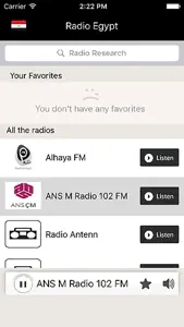 Radio Egypt - Radios Egypt - لاسلكي  EG screenshot #2 for iPhone