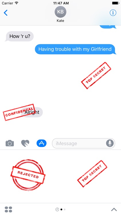 Stamps for iMessage