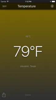 temperature app iphone capturas de pantalla 2