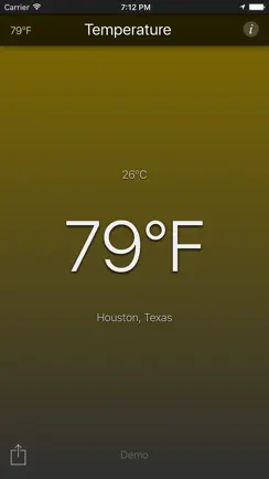 Temperature App iPhone image 2