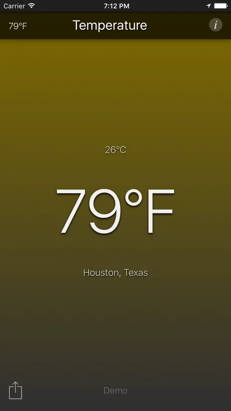 Temperature App