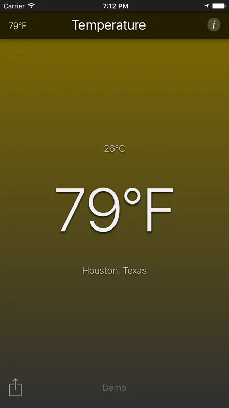 Temperature App screenshot 2 of 5