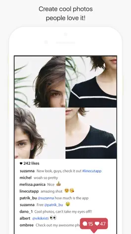 Game screenshot LineCut - Funny selfies & Cool photos hack