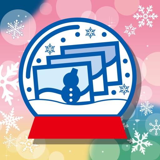 Photo Snowglobe - to pile up snow in your photo Icon
