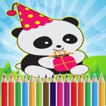 Panda Coloring For Kids learning First Edition