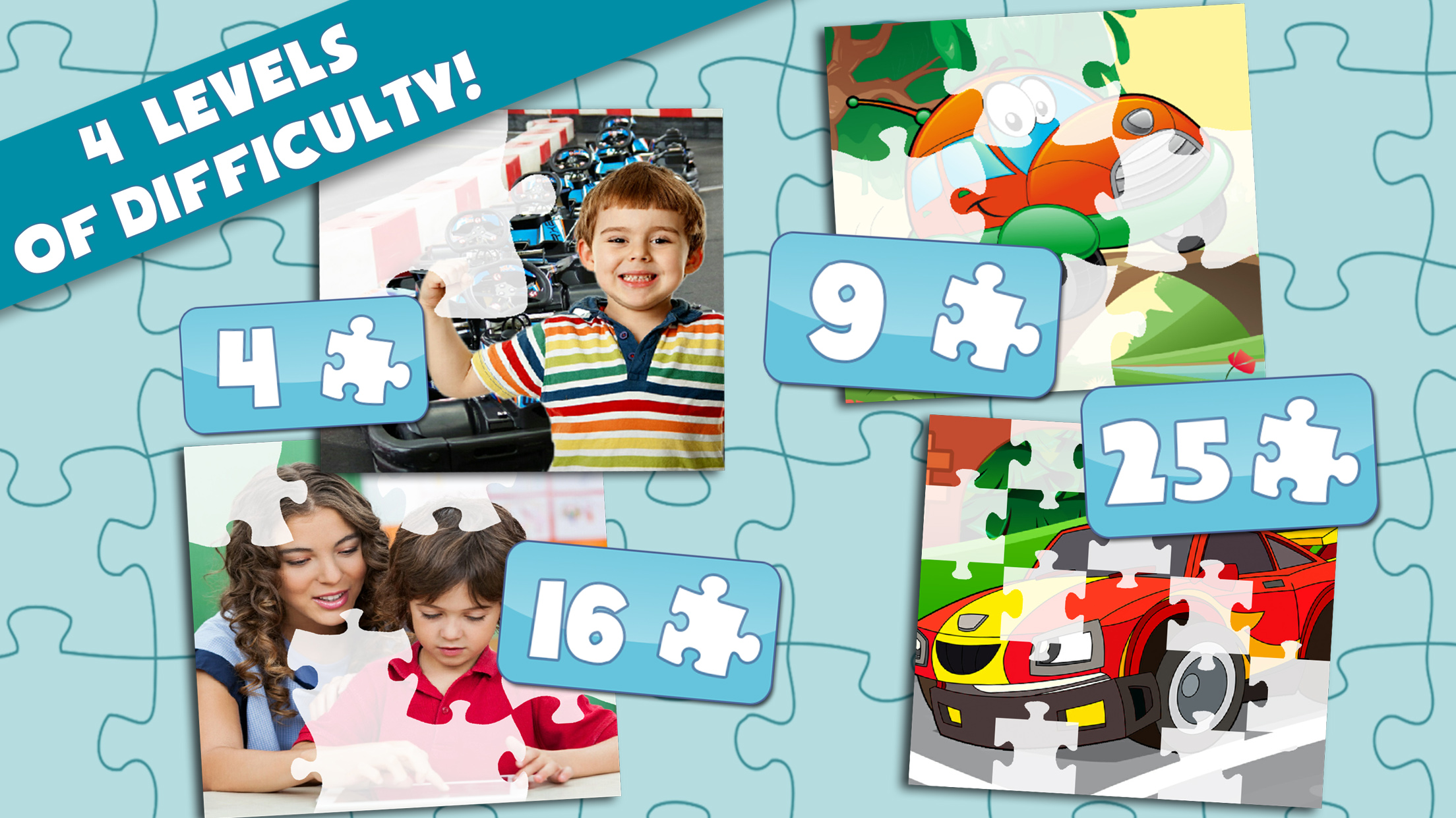 Slide Magic Puzzle & Photos - Cars Sliding Block