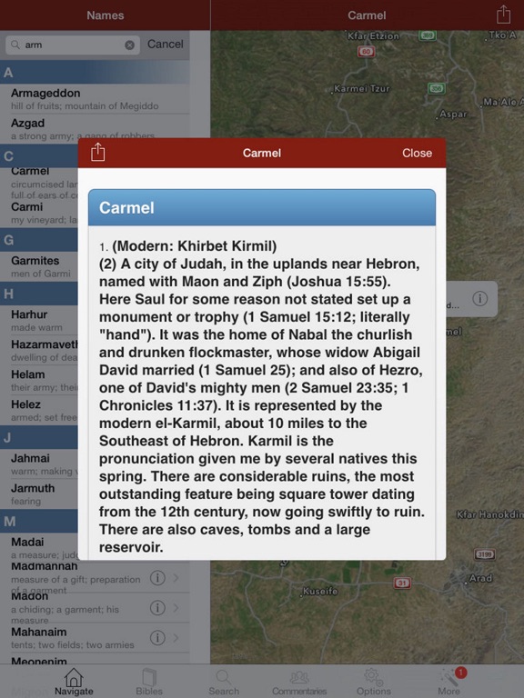 Screenshot #1 for 2615 Bible Maps Plus Bible Study and Commentaries
