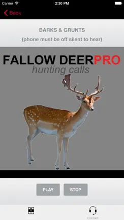 REAL Fallow Deer Calls - Deer Grunt & Deer Bark - BLUETOOTH COMPATIBLE iPhone image 3