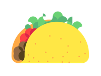 Taco Spin Stickers