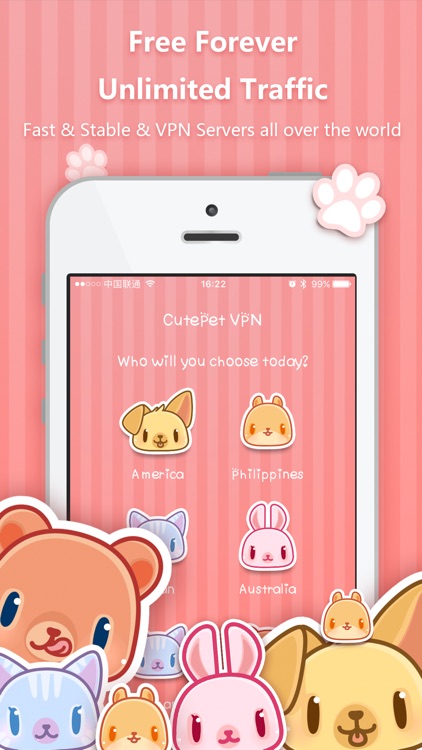 CutePet VPN - Free and Unlimited