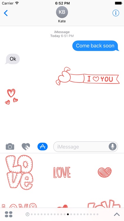Love Doodle Stickers