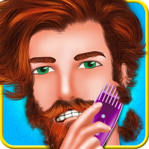 Celebrity Beard Shave Salon - Girls Games icon